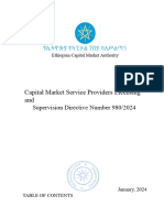 CMSP Licensing and Supervision Directive No 980 2024