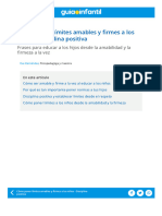 Cómo Poner Límites Amables y Firmes A Los Niños - Disciplina Pos