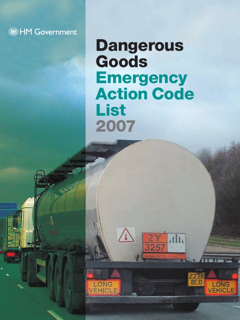 Dangerous Goods EAC List | PDF | Dangerous Goods | Flammability