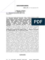 CARTA PODER Demanda Maestros vs. Evaluación 31 Octubre 2011