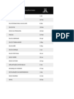 Ievv - Datas Publicações