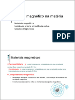 5 Eletromagnetismo CampoMagnéticoMatéria