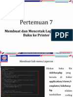 Pertemuan 7: Membuat Dan Mencetak Laporan Data Buku Ke Printer