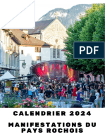 Calendrier 2024 Manifestations Pays Rochois 2