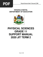 Physical Sciences GR 11 JIT Term 2 - Material