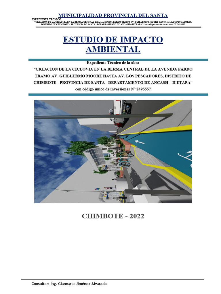 Creación de Ciclovía en Chimbote | PDF | Evaluación de impacto ...