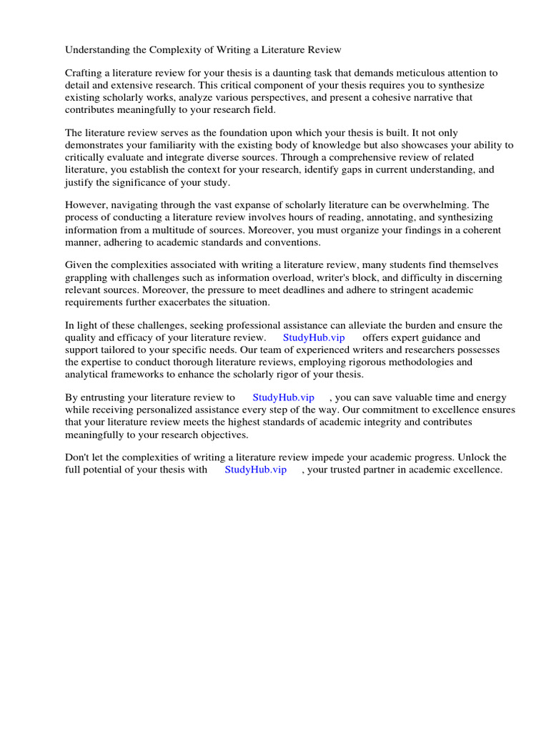 Definition Of Review Of Related Literature Pdf