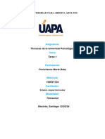 Tarea 1 de Tecnica de La Entrevista Psi