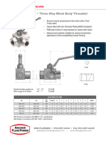 Brochure For AE3K 'True' Three-Way Block Body Threaded Ball Valves