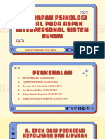 Penerapan Psikologi Sosial Pada Aspek Interpersonal Sistem Hukum (2)