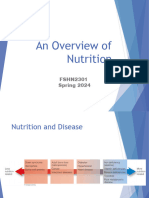 1 An Overview of Nutrition