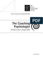 Coaching Psychologist, 2007, 3