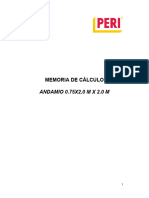 16-48296-MC-ES-01 - Rev.0, Andamios 0.75 X 2.0 x2.0 M