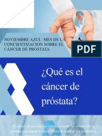 Noviembre Azul Mes de La Concientizacion Sobre El Cáncer de Próstata