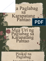 Mga Paglabag Sa Karapatang Pantao