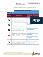 Hoja de Respuestas de Examen Habilidad Matemática