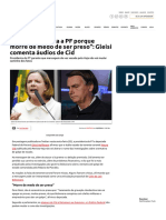 Bolsonaro Ataca A PF Porque Morre de Medo de Ser Preso Gleisi Comenta Áudios de Cid Revista Fórum