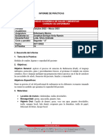 Medidas de Confort, Higiene y Seguridad Del Paciente. (Practicas)