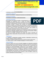 Projeto de Extensão Formação Pedagógica em Matemática