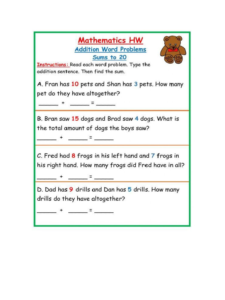 Worksheet 4 | PDF