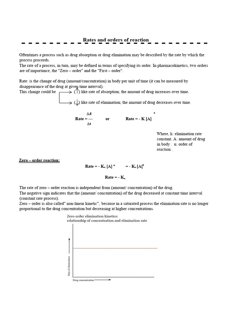 Kinetics of Drug Absorption and Elimination | PDF | Pharmacokinetics