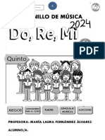 CUADERNILLO DE MÚSICA QUINTO GRADO 2024 Ok