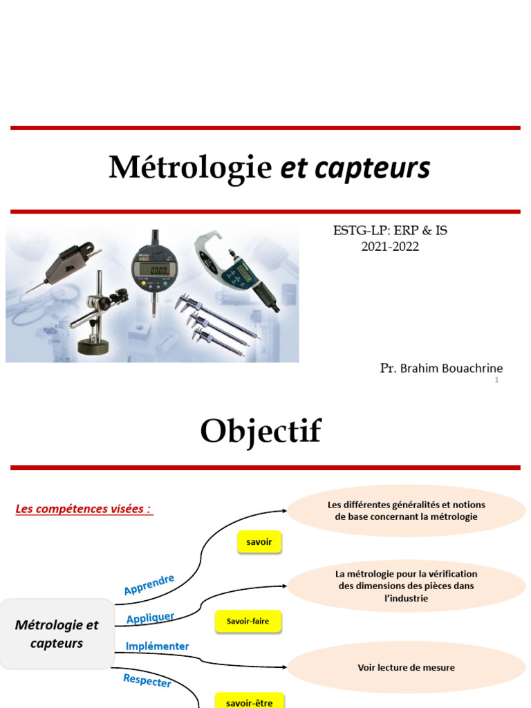 Introduction à la Métrologie et Mesure | PDF | Métrologie | Pouce (unité)