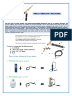 Orca Torch Instructions