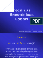 Técnicas Anestésicas