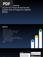 How To Prepare For Optimal Results With Azure AI Security Copilot