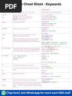 Python Advance Cheatsheet