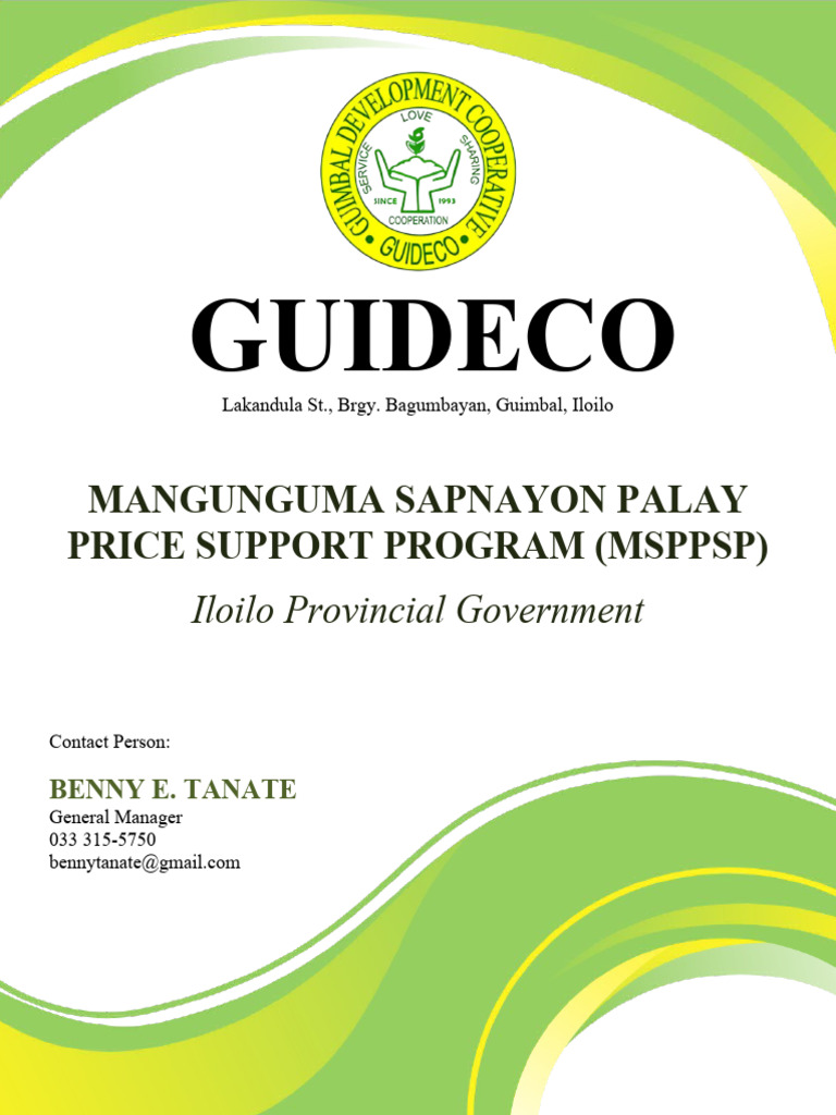 Manguguma Sapnayon GUIDECO PDF Retail Rice