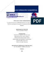 Producto #10 - C.comunicativa - Informe Final - La Contaminación Hídrica en El Distrito de Chimbote