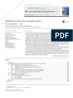 Membrane Processes and Renewable Energies