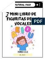 Mini Libro de Figuritas de Las Vocales