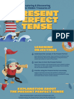 Colorful Illustrative English Grammar Present Perfect Tense Presentation