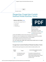 Pengertian, Fungsi Dan Contoh Kalimat Modal Auxiliary Verbs