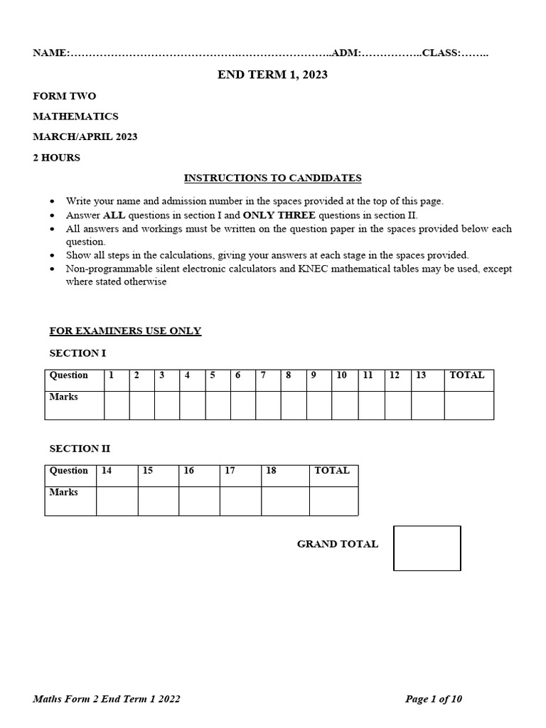 Maths form two qns teacher co ke pdf circle pound sterling