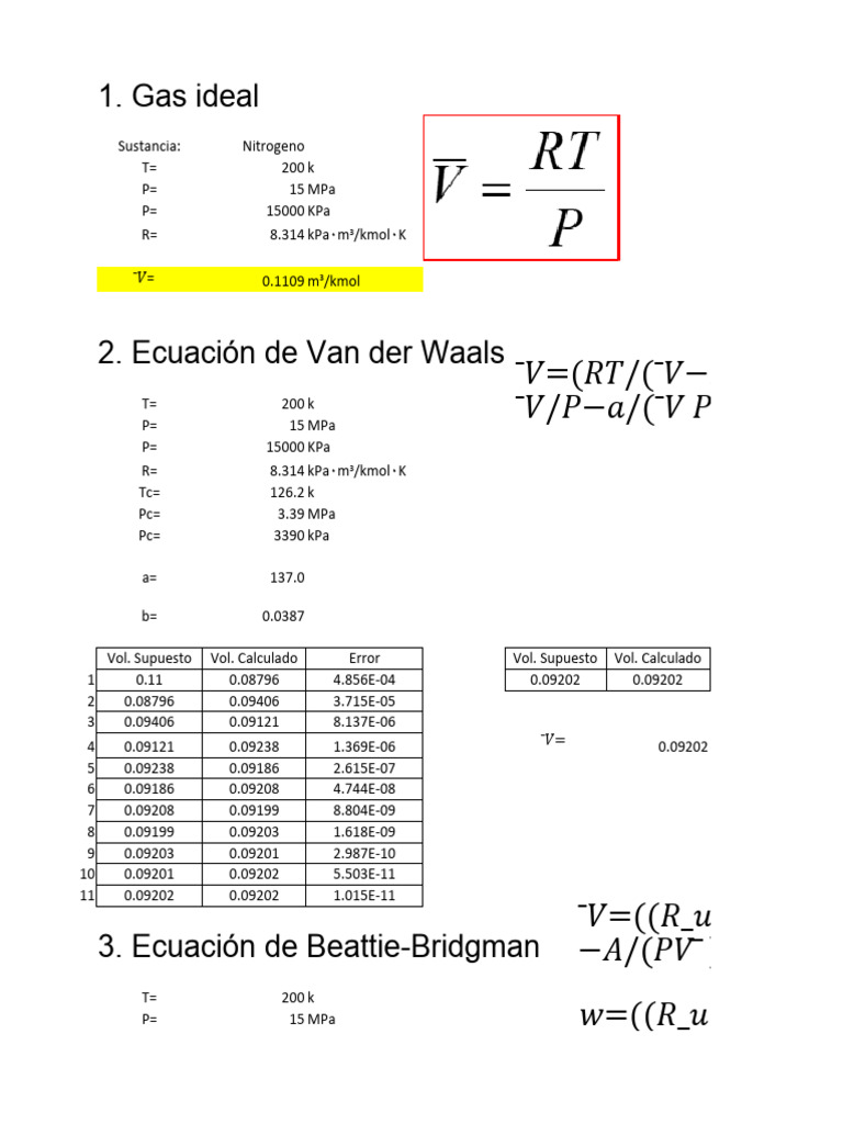 Propiedades de gases ideales y reales | PDF | Mecánica estadística | Gases