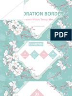 Decoration Border Presentation Template