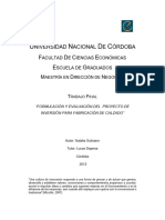 Gulisano, N. (2012) - Formulación y Evaluación Del Proyecto de Inversión para Fabricación de Calzado