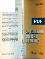 A Que Llama Milagro La Biblia - Ediccion Paulinas 1979