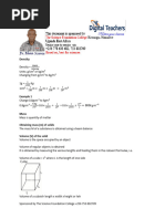 Density Upthrust Archimedes Principle and Floatation