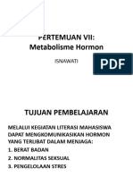 Pertemuan Vii Metabolisme Hormon