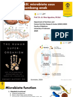 Mpasi Gut Microbiota Growth Prof Rina Agustina Fkui - Unhas 02.03.24