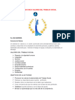 Certamen Chica Valores Del Trabajo Social