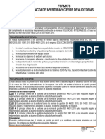 PER-FR-GA-032 Formato Acta Apertura y Cierre Auditoria
