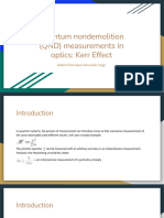 Quantum Nondemolition (QND) Measurements - Mecânica Quântica Aplicada 2022