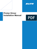 Printer Driver Installation Manual EN