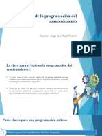 Principios de La Programación Del Mantenimiento